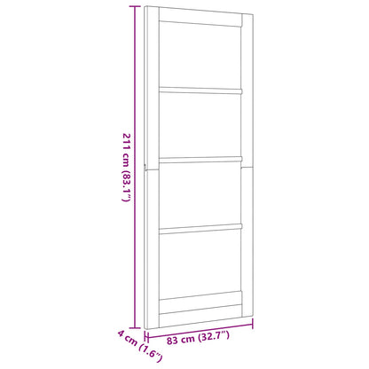 vidaXL Interior Door White 83 x 211 cm Plywood