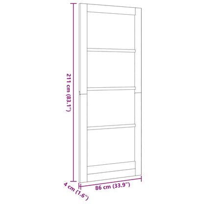 vidaXL Interior Door White 86 x 211 cm Plywood
