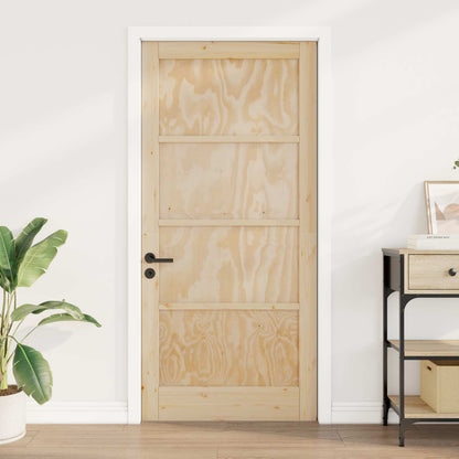 vidaXL Interior Door Natural 93 x 202 cm Plywood