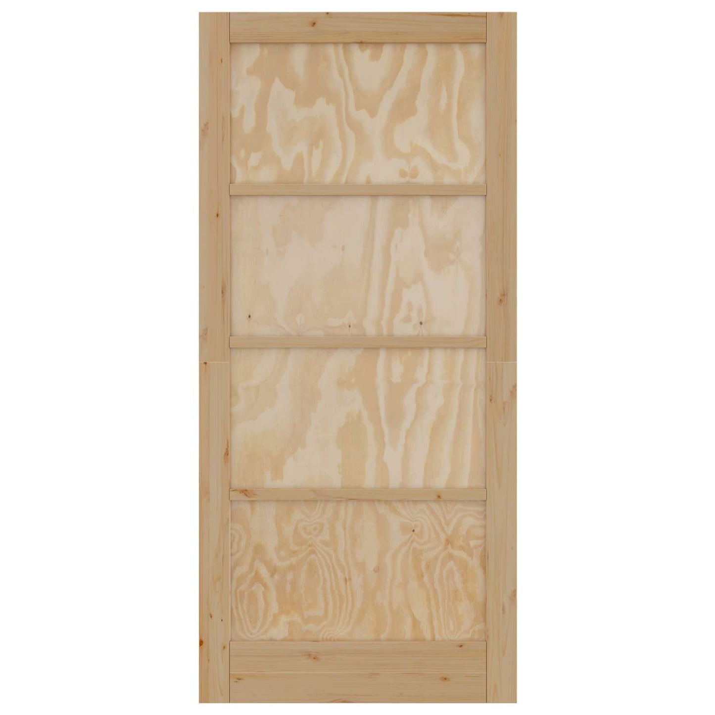 vidaXL Interior Door Natural 93 x 202 cm Plywood