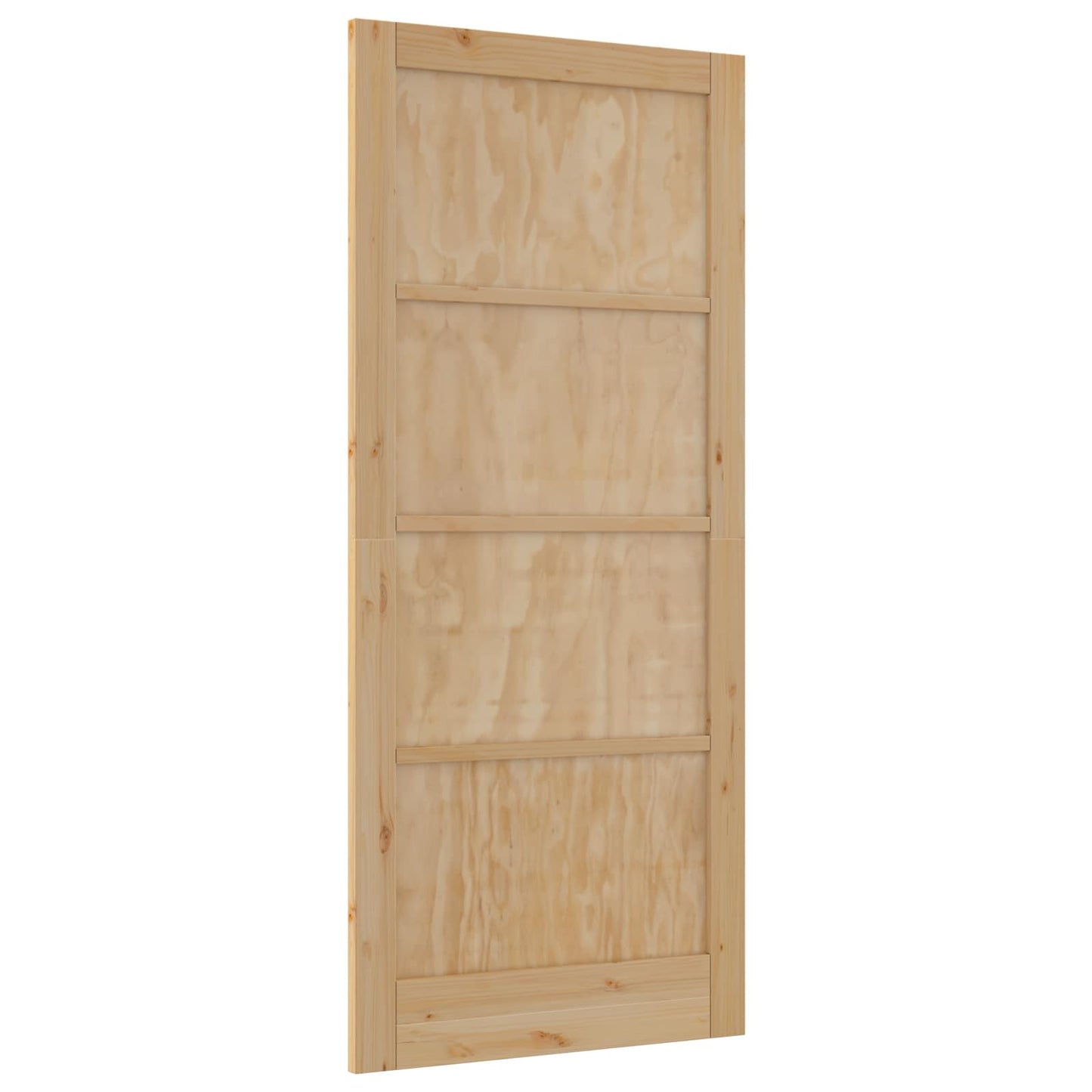 vidaXL Interior Door Natural 93 x 211 cm Plywood