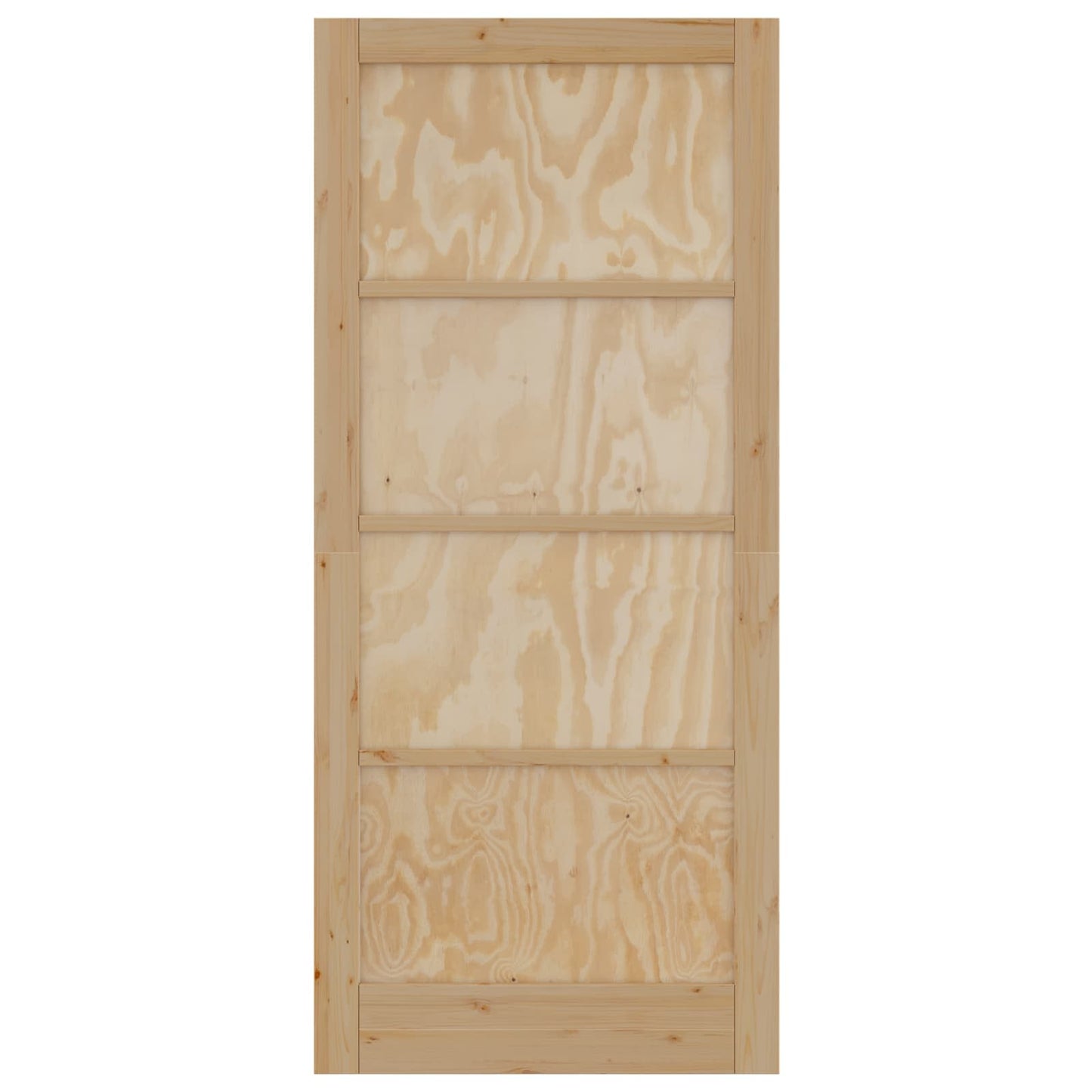 vidaXL Interior Door Natural 93 x 211 cm Plywood