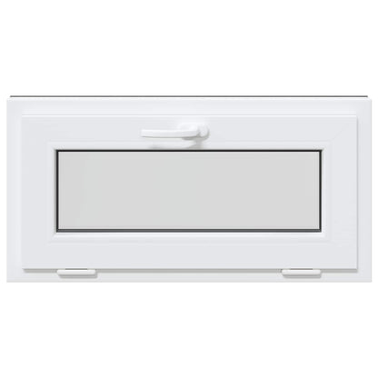 vidaXL Basement Window RISOR 80 x 40 cm PVC and Glass Anthracite