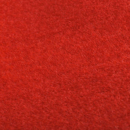 vidaXL Carpet Red 1 x 5 m Polyester
