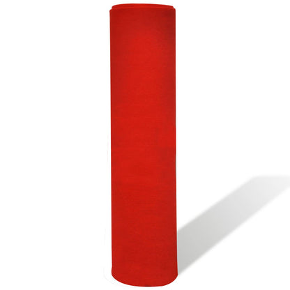 vidaXL Carpet Red 1 x 10 m Polyester
