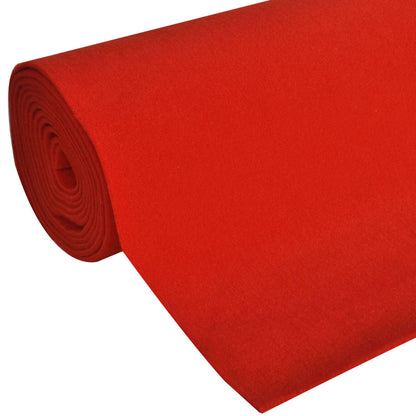 vidaXL Carpet Red 1 x 20 m Polyester