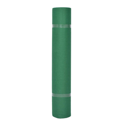 vidaXL Carpet Plain Green 1 x 24 m Fabric