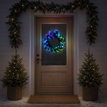 vidaXL Christmas Garland 24 LEDs Multicolour PVC