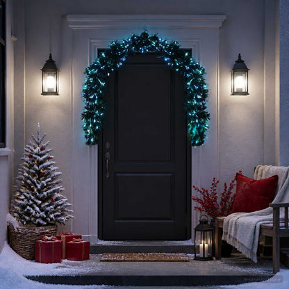 vidaXL Christmas Garland 48 LEDs Multicolour PVC