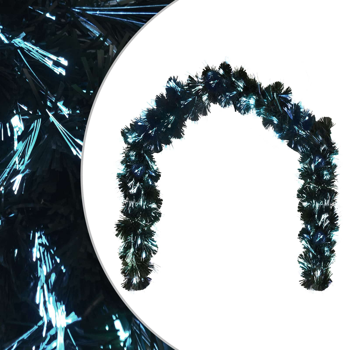 vidaXL Christmas Garland 48 LEDs Multicolour PVC