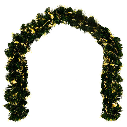 vidaXL Christmas Garland 48 LEDs Warm White PVC