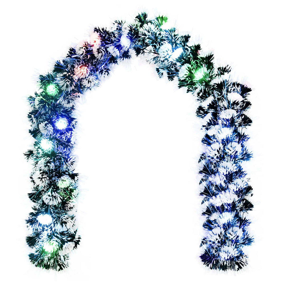 vidaXL Christmas Garland 200 cm 16 LEDs Multicolour PET
