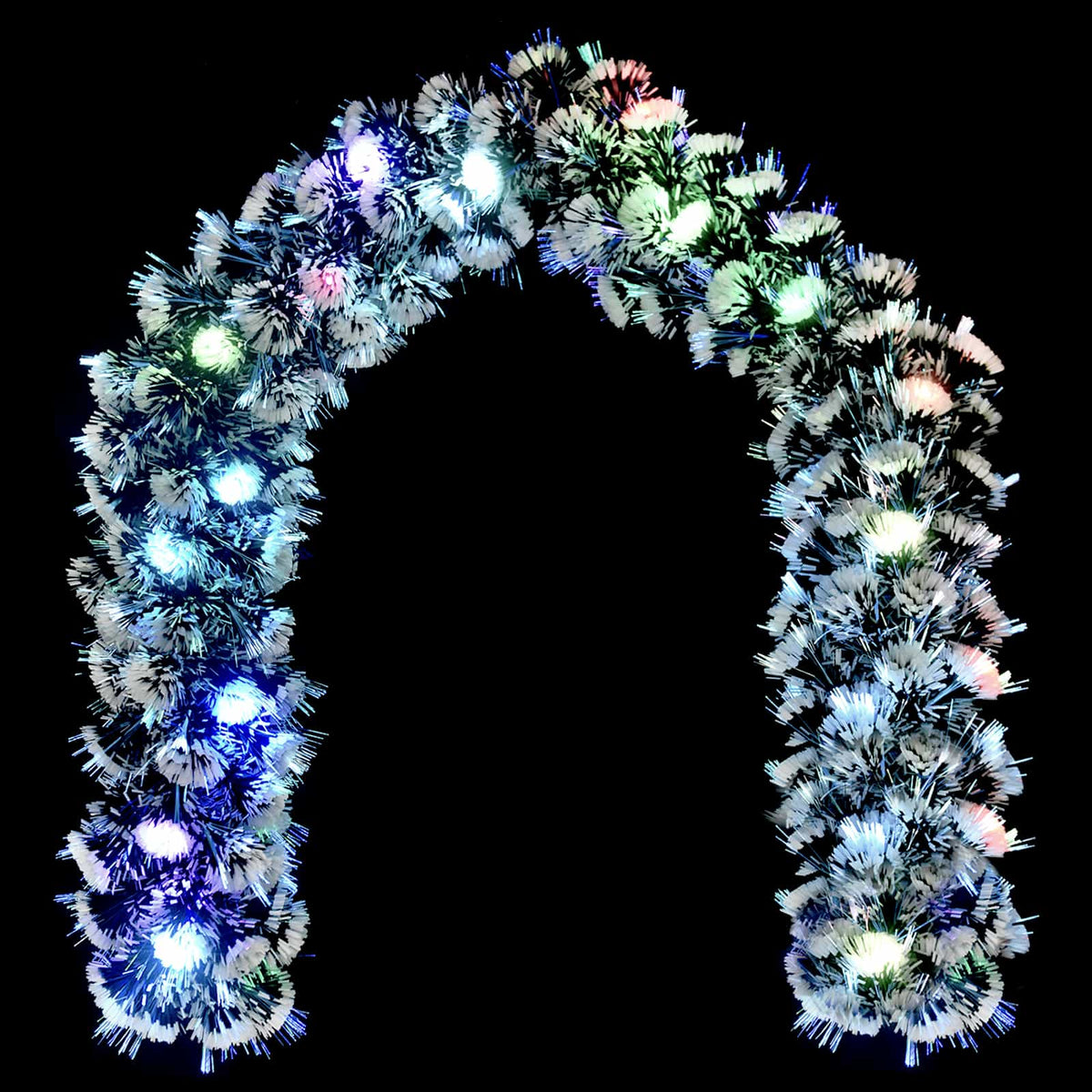 vidaXL Christmas Garland 200 cm 16 LEDs Multicolour PET