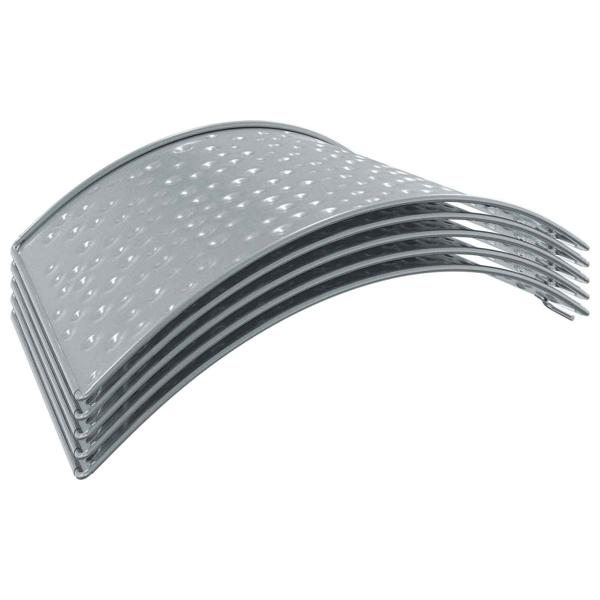 vidaXL Christmas Tree Skirt Cone-shaped Silver Ø 62 x 25 cm Steel