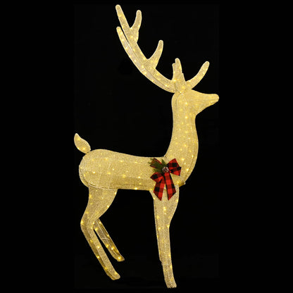 vidaXL 3D Christmas Reindeer LOVIISA 250 LEDs Warm White