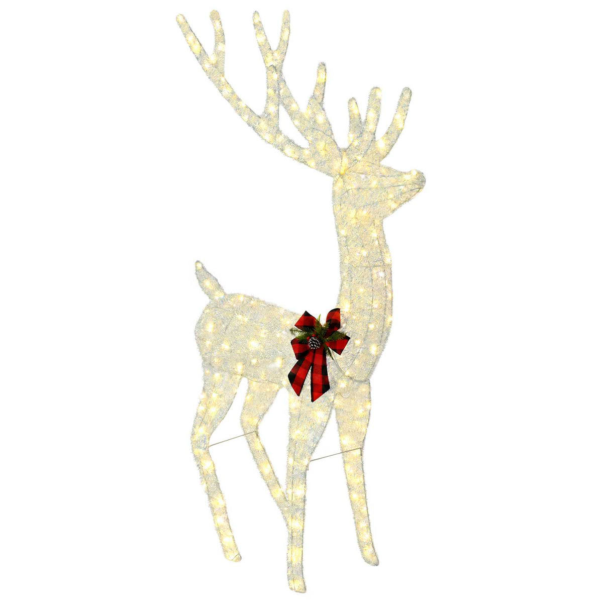vidaXL 3D Christmas Reindeer LOVIISA 250 LEDs Warm White