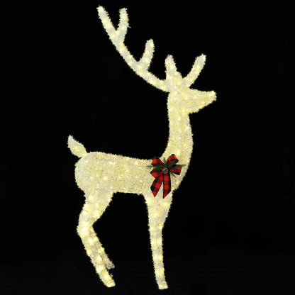 vidaXL 3D Christmas Reindeer LOVIISA 250 LEDs Warm White