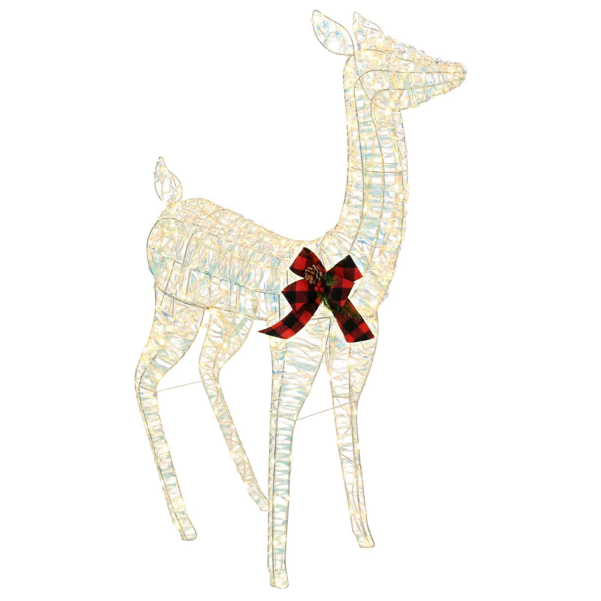 vidaXL 3D Christmas Reindeer LOVIISA 200 LEDs Warm White