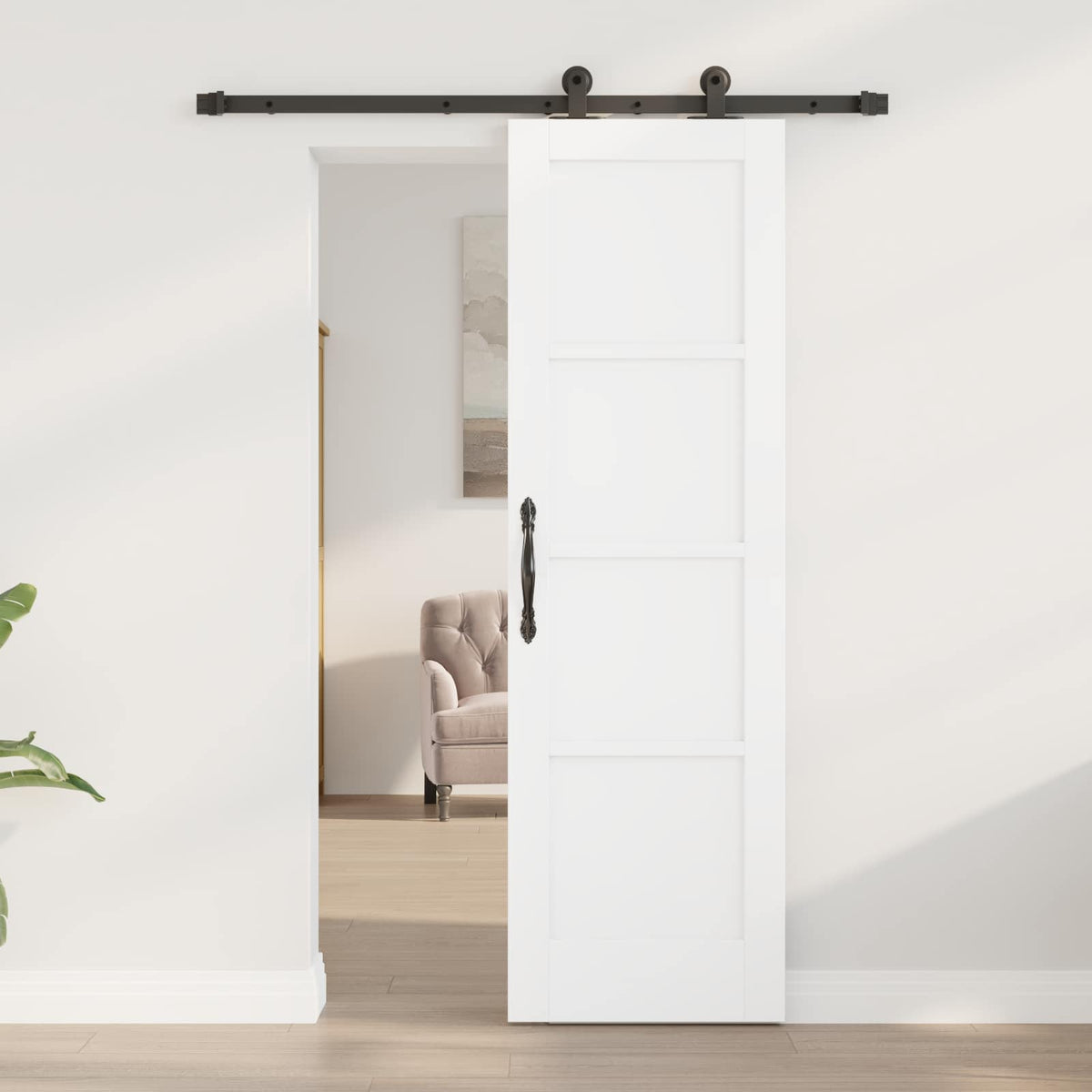 vidaXL Sliding Door ORKDAL 61 x 198.5 cm Engineered Wood
