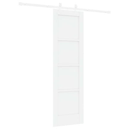 vidaXL Sliding Door 61 x 198.5 cm Engineered Wood White