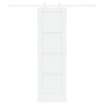 vidaXL Sliding Door 61 x 198.5 cm Engineered Wood White