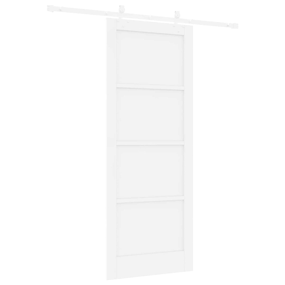vidaXL Sliding Door 83 x 211 cm Engineered Wood White