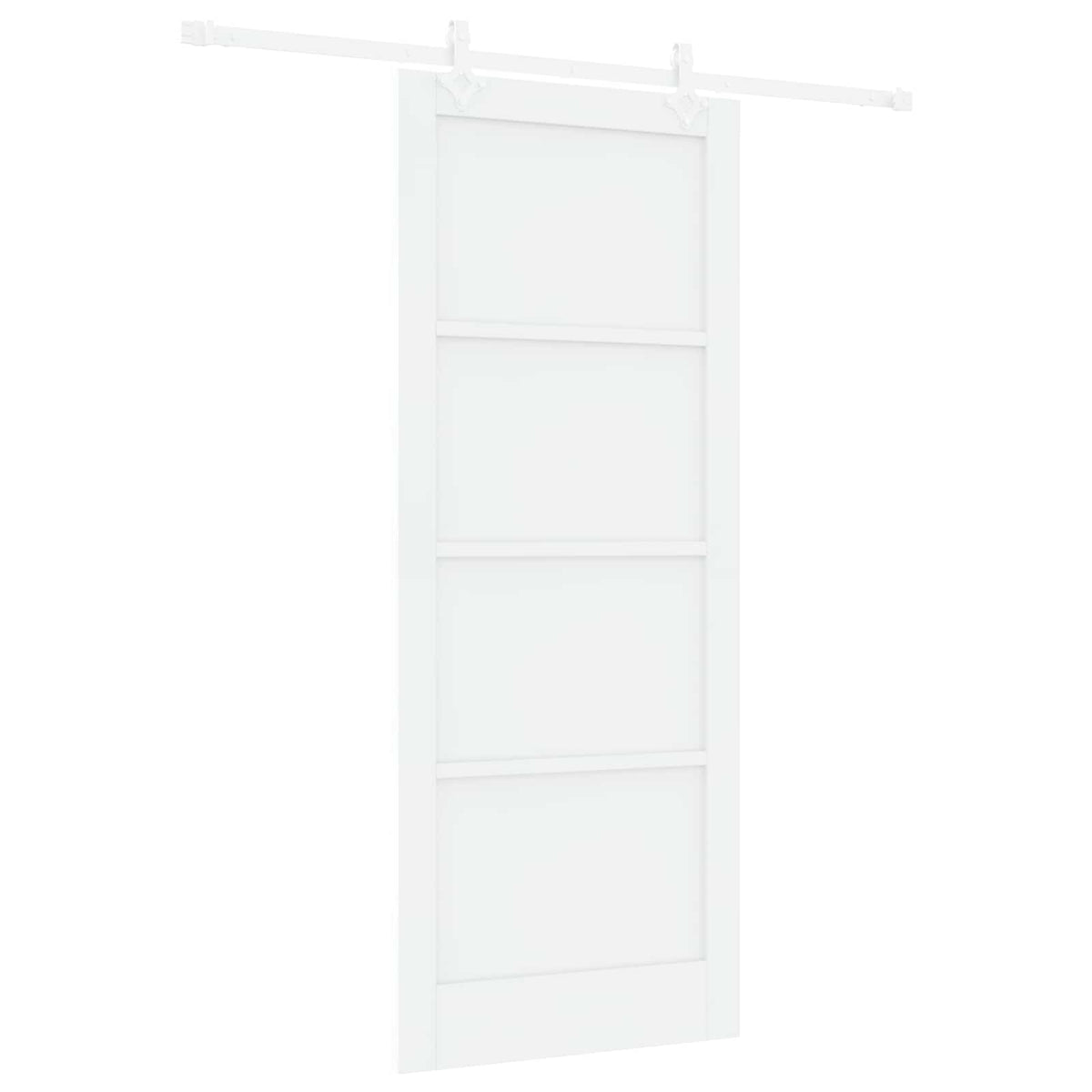 vidaXL Sliding Door 86 x 211 cm Engineered Wood White