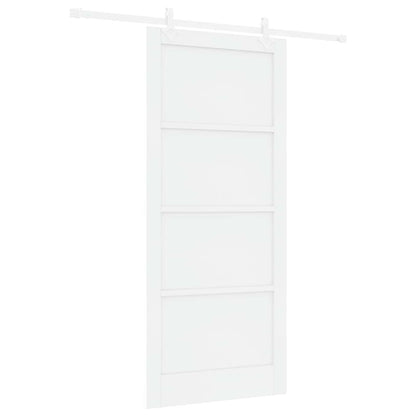 vidaXL Sliding Door 93 x 211 cm Engineered Wood White