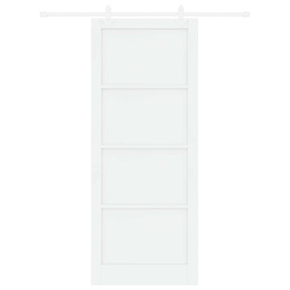 vidaXL Sliding Door 93 x 232 cm Engineered Wood White