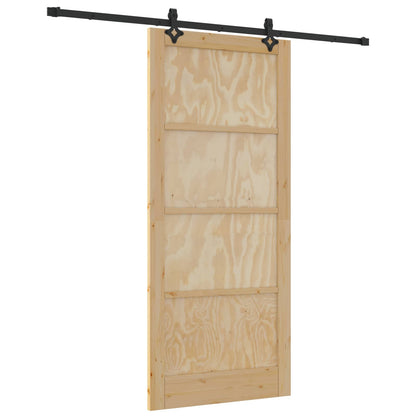 vidaXL Sliding Door ORKDAL 93 x 211 cm Engineered Wood