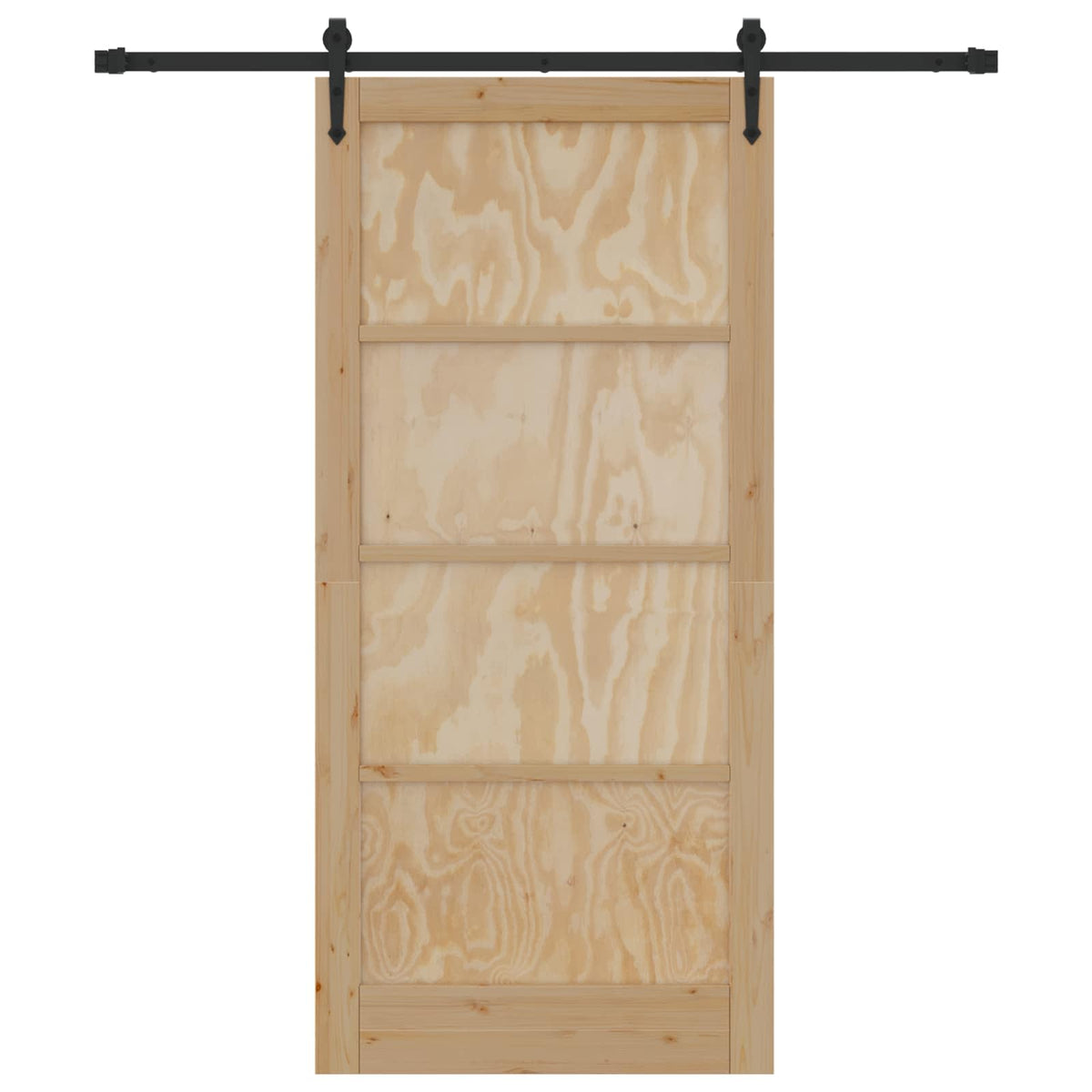 vidaXL Sliding Door ORKDAL 93 x 202 cm Engineered Wood