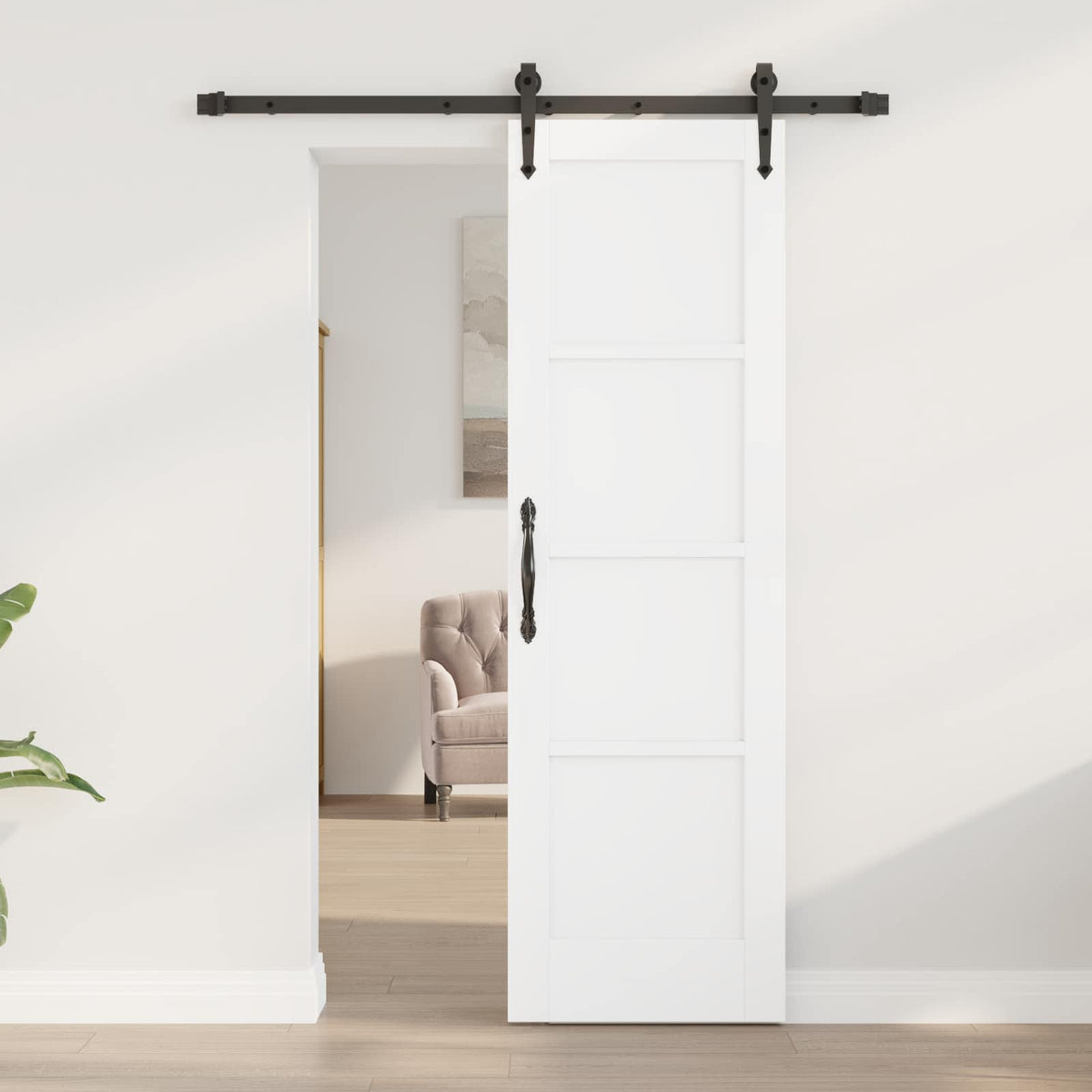 vidaXL Sliding Door ORKDAL 61 x 198.5 cm Engineered Wood