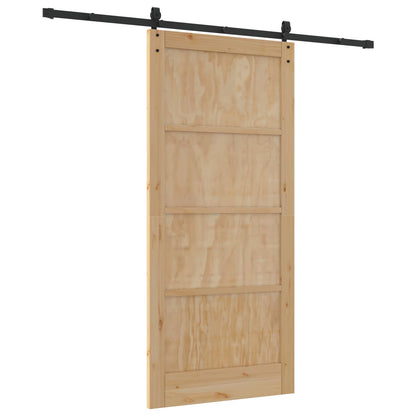 vidaXL Sliding Door ORKDAL 93 x 202 cm Engineered Wood
