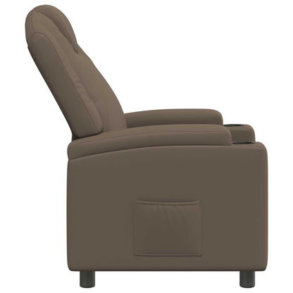 vidaXL Recliner Chair Grey 75 x 95 x 106 cm Fabric