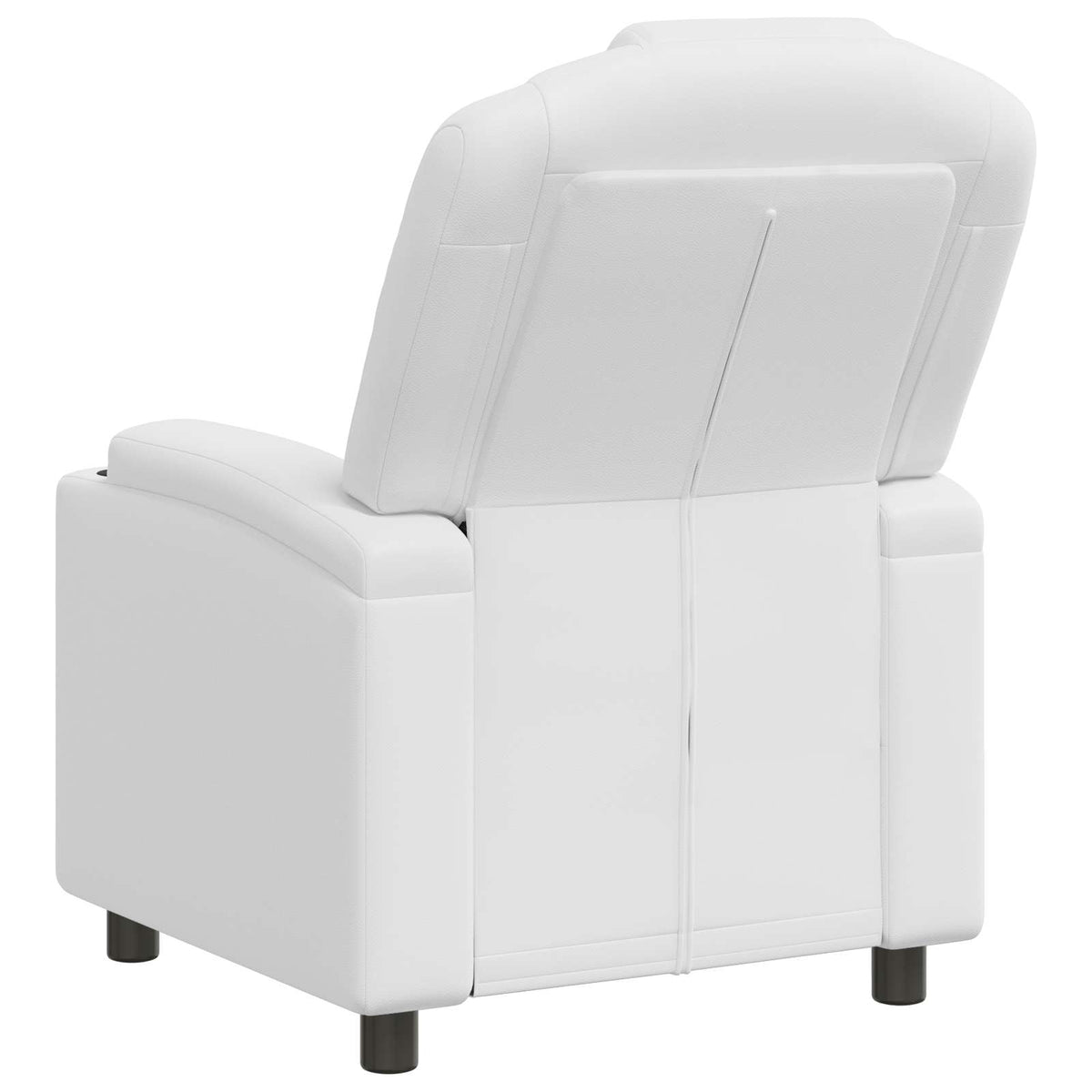 vidaXL Recliner Chair White 75 x 95 x 106 cm Fabric