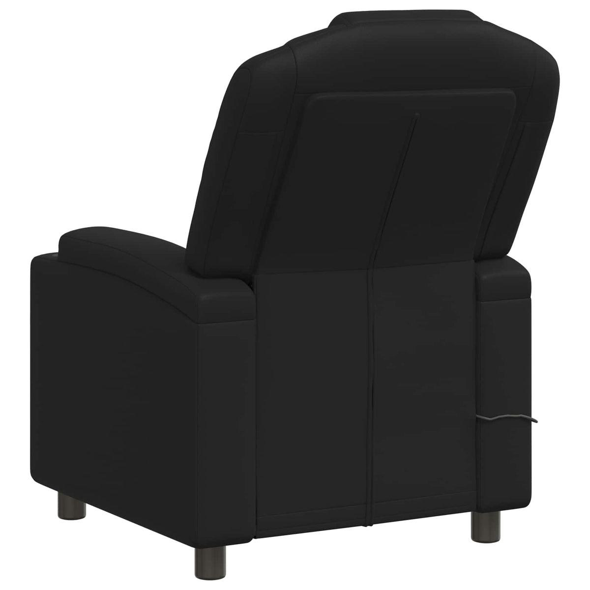 vidaXL Recliner Massage Chair Black 75 x 95 x 106 cm Fabric