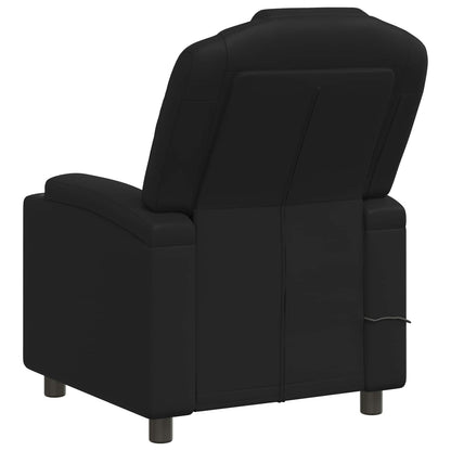 vidaXL Recliner Massage Chair Black 75 x 95 x 106 cm Fabric