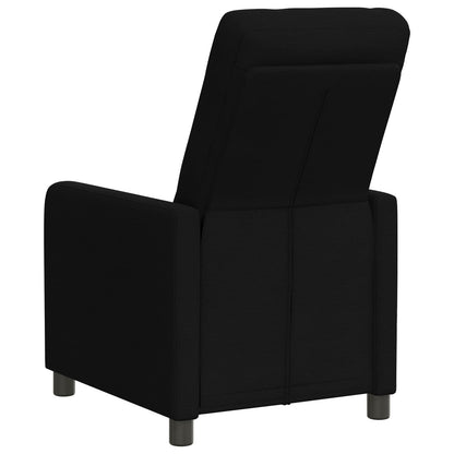 vidaXL Recliner Chair Black 65 x 93 x 102 cm Fabric
