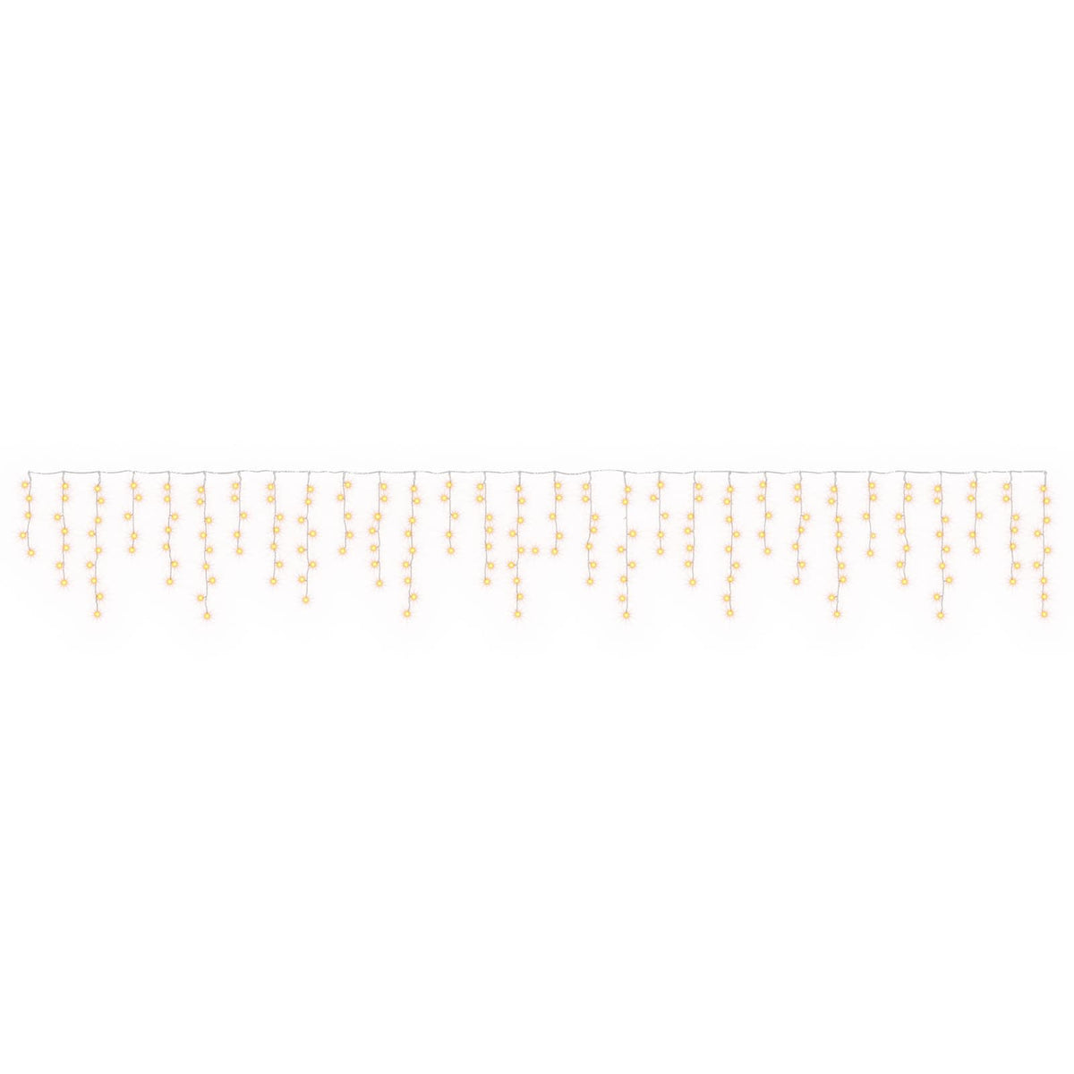vidaXL Curtain Lights 210 LEDs Warm White 500 x 72 cm