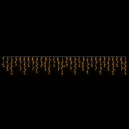 vidaXL Curtain Lights 210 LEDs Warm White 500 x 72 cm