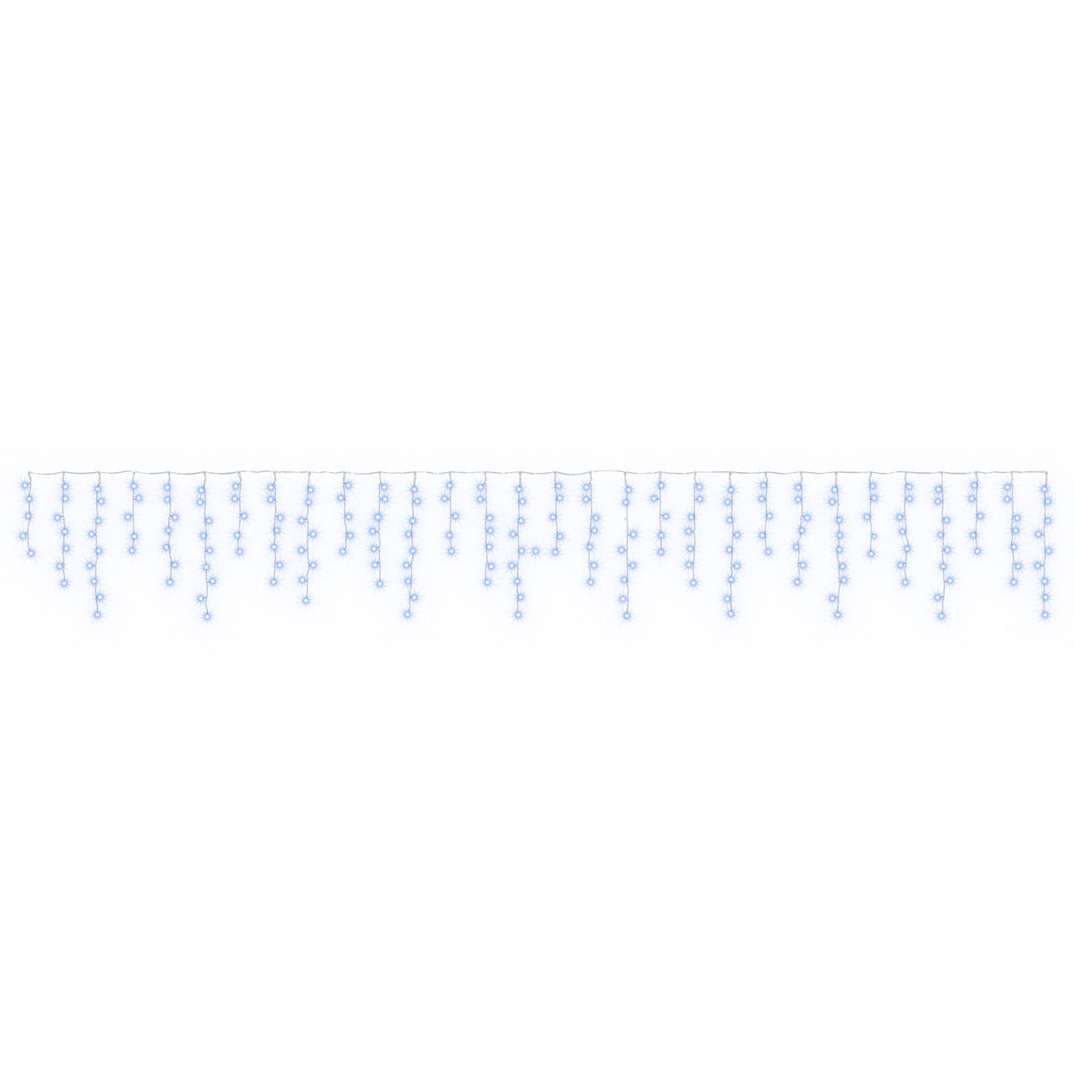 vidaXL Curtain Lights 210 LEDs Blue 500 x 72 cm