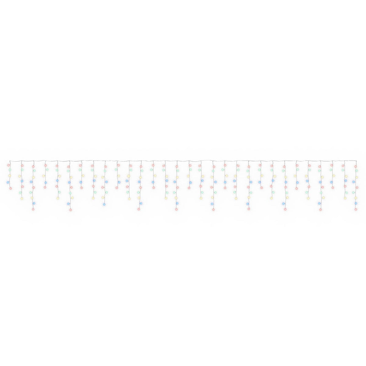 vidaXL Curtain Lights 210 LEDs Multicolour 500 x 72 cm