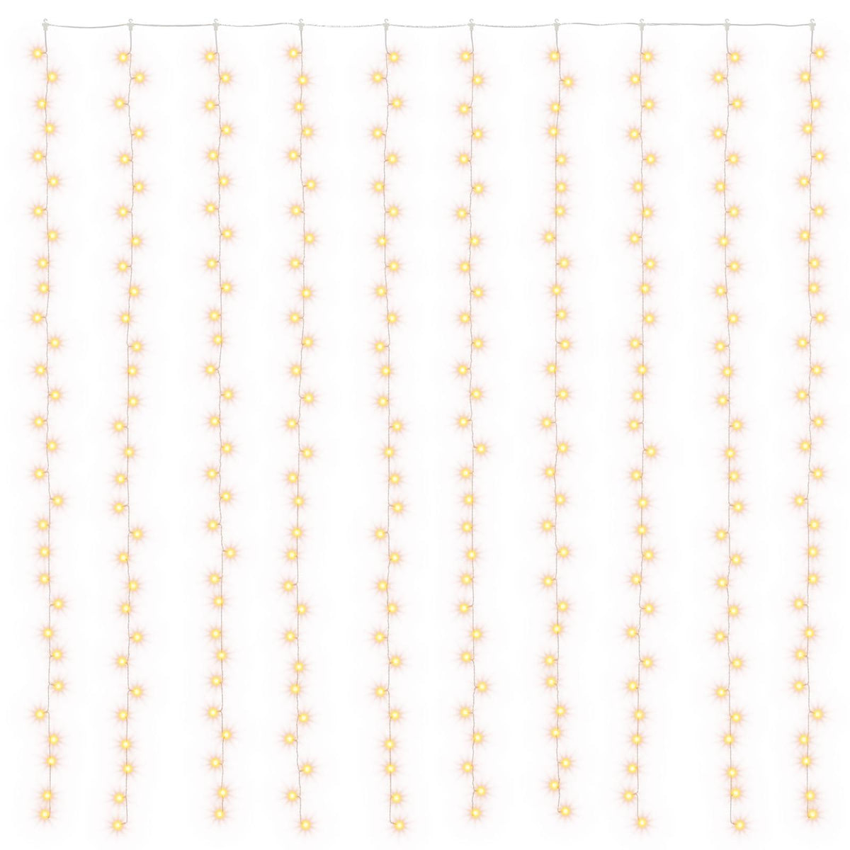 vidaXL Curtain Lights 300 LEDs Warm White 300 x 300 cm