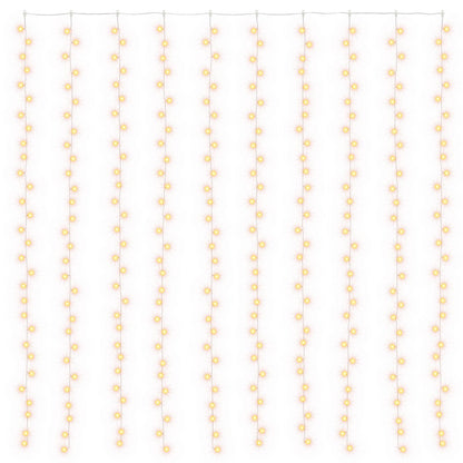 vidaXL Curtain Lights 300 LEDs Warm White 300 x 300 cm