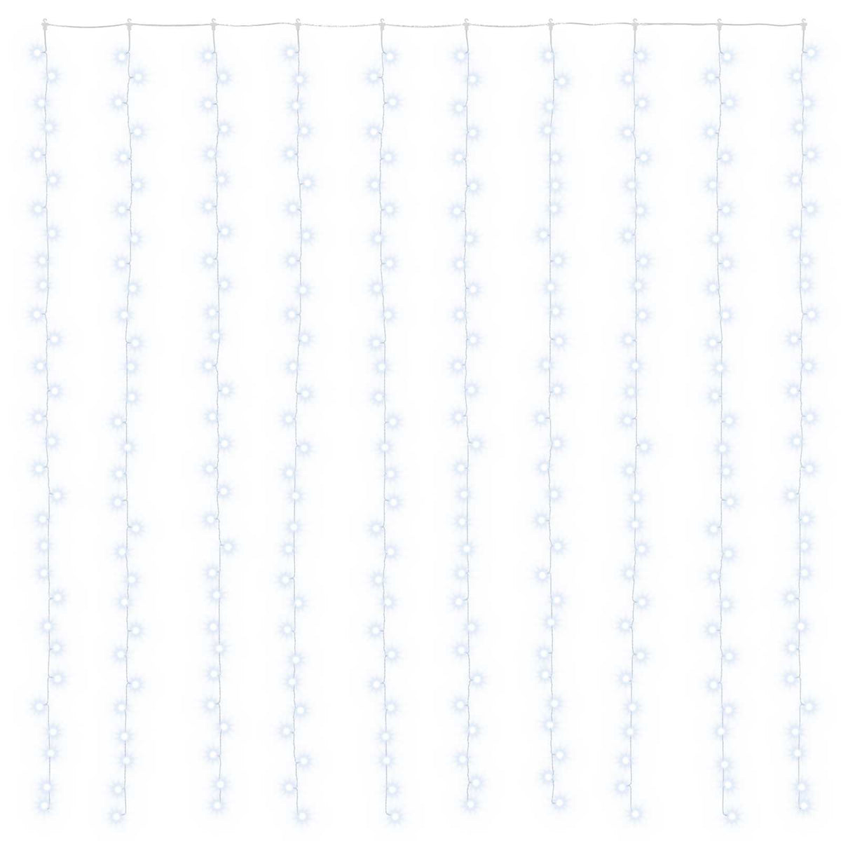 vidaXL Curtain Lights 300 LEDs Cold White 300 x 300 cm