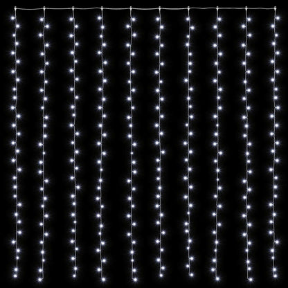 vidaXL Curtain Lights 300 LEDs Cold White 300 x 300 cm