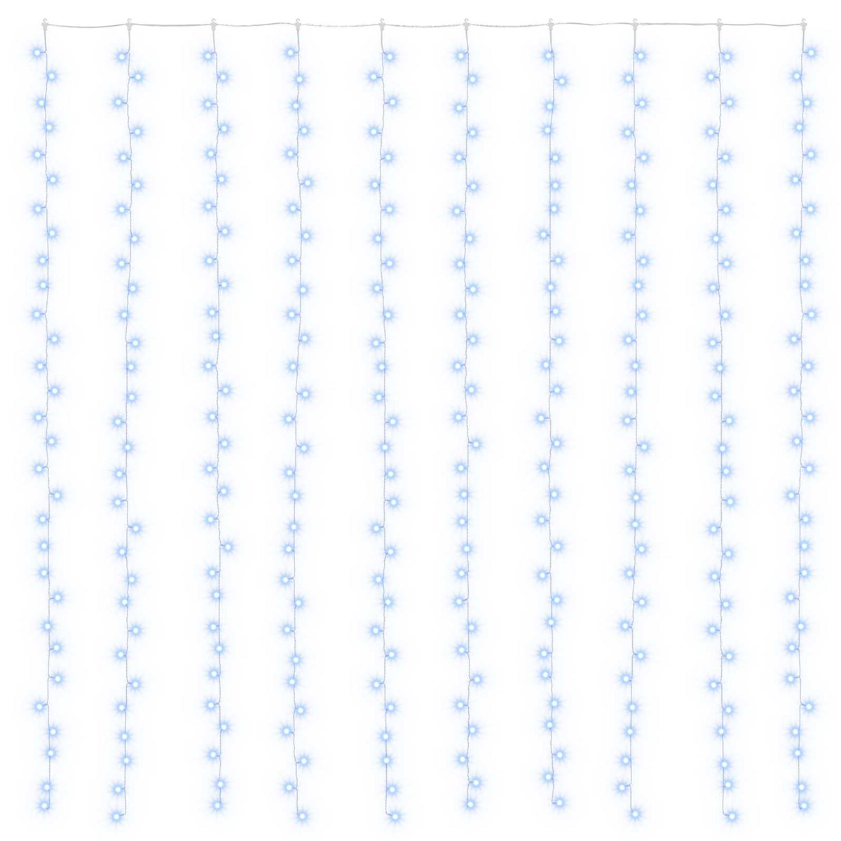 vidaXL Curtain Lights 300 LEDs Blue 300 x 300 cm