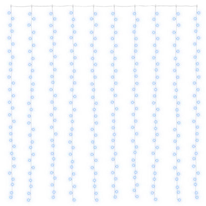 vidaXL Curtain Lights 300 LEDs Blue 300 x 300 cm