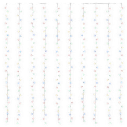 vidaXL Curtain Lights 300 LEDs Multicolour 300 x 300 cm
