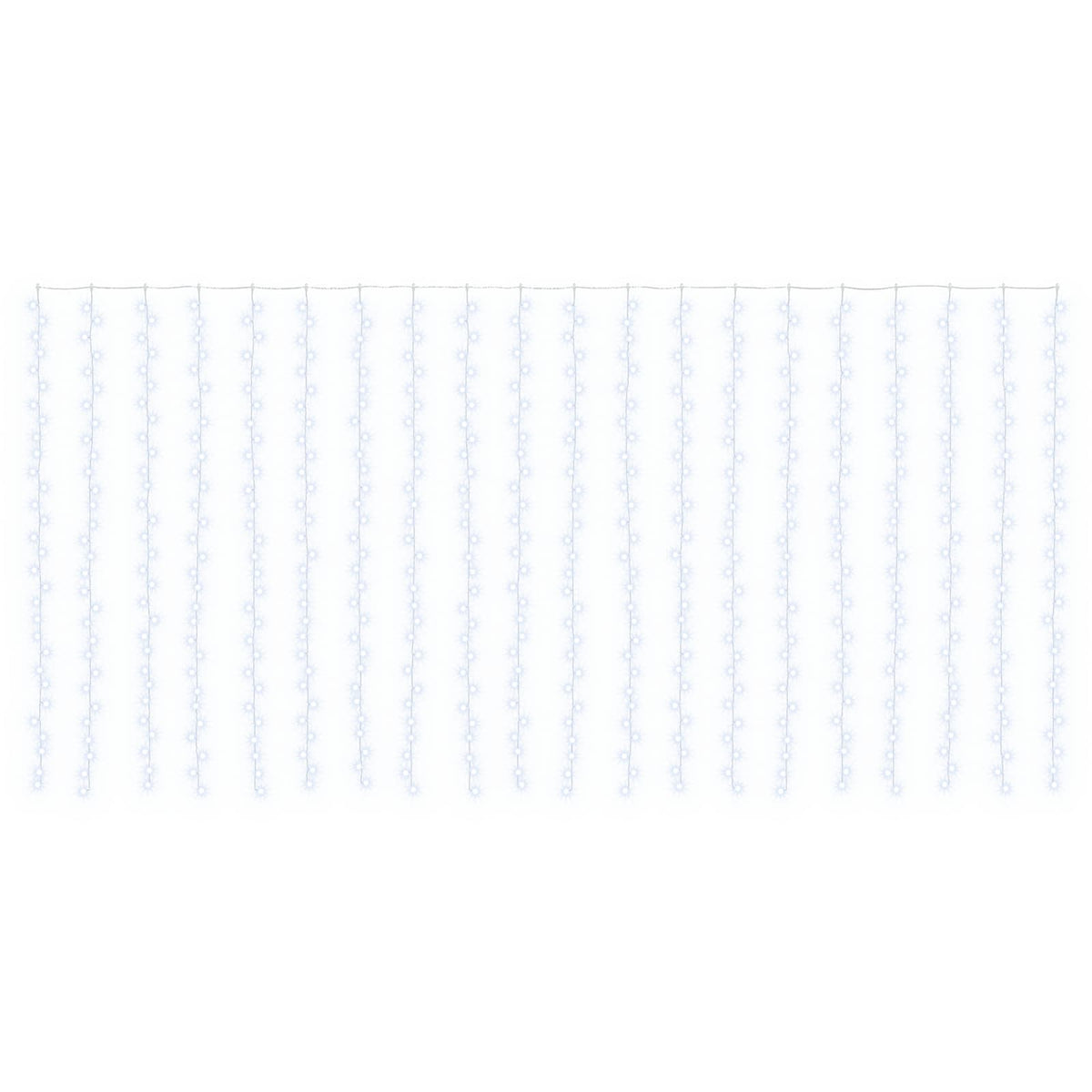 vidaXL Curtain Lights 600 LEDs Cold White 600 x 300 cm
